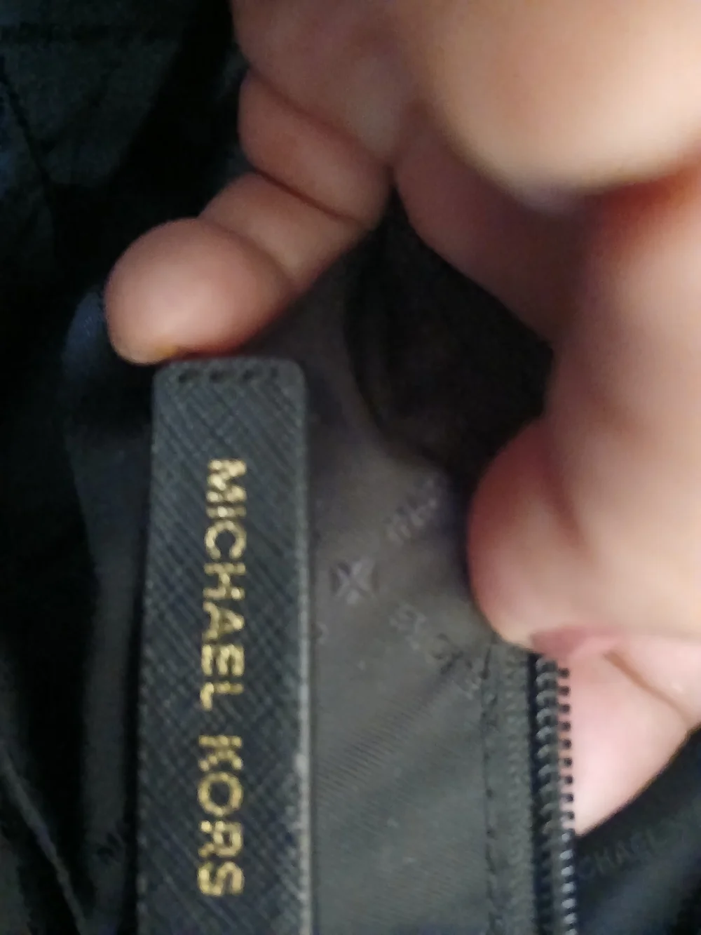 Michael Kors Black Saffiano Leather Satchel